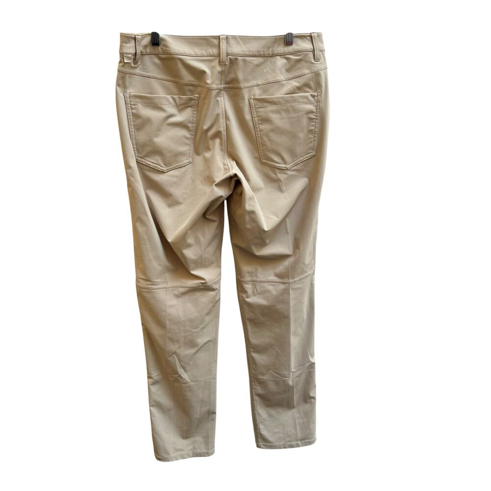 Lululemon Men’s ABC Classic Pants Beige Performance Stretch Size 34 Casual - Picture 2 of 3